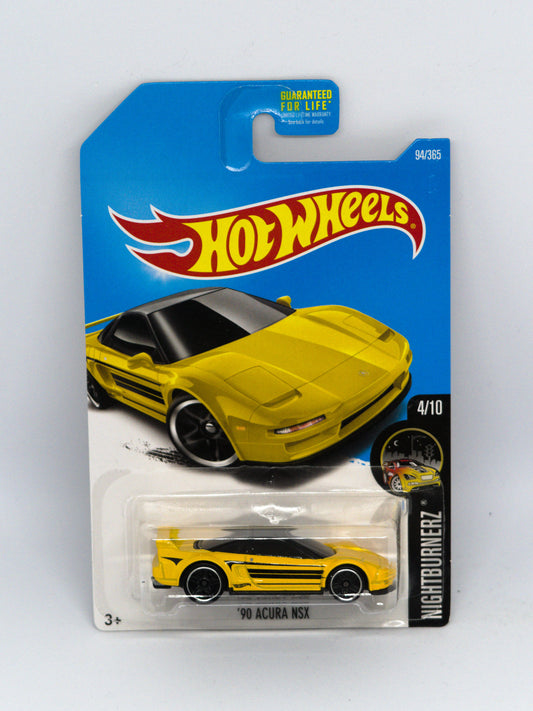 '90 Acura NSX Nightburnerz Żółta z Czarnym paskiem