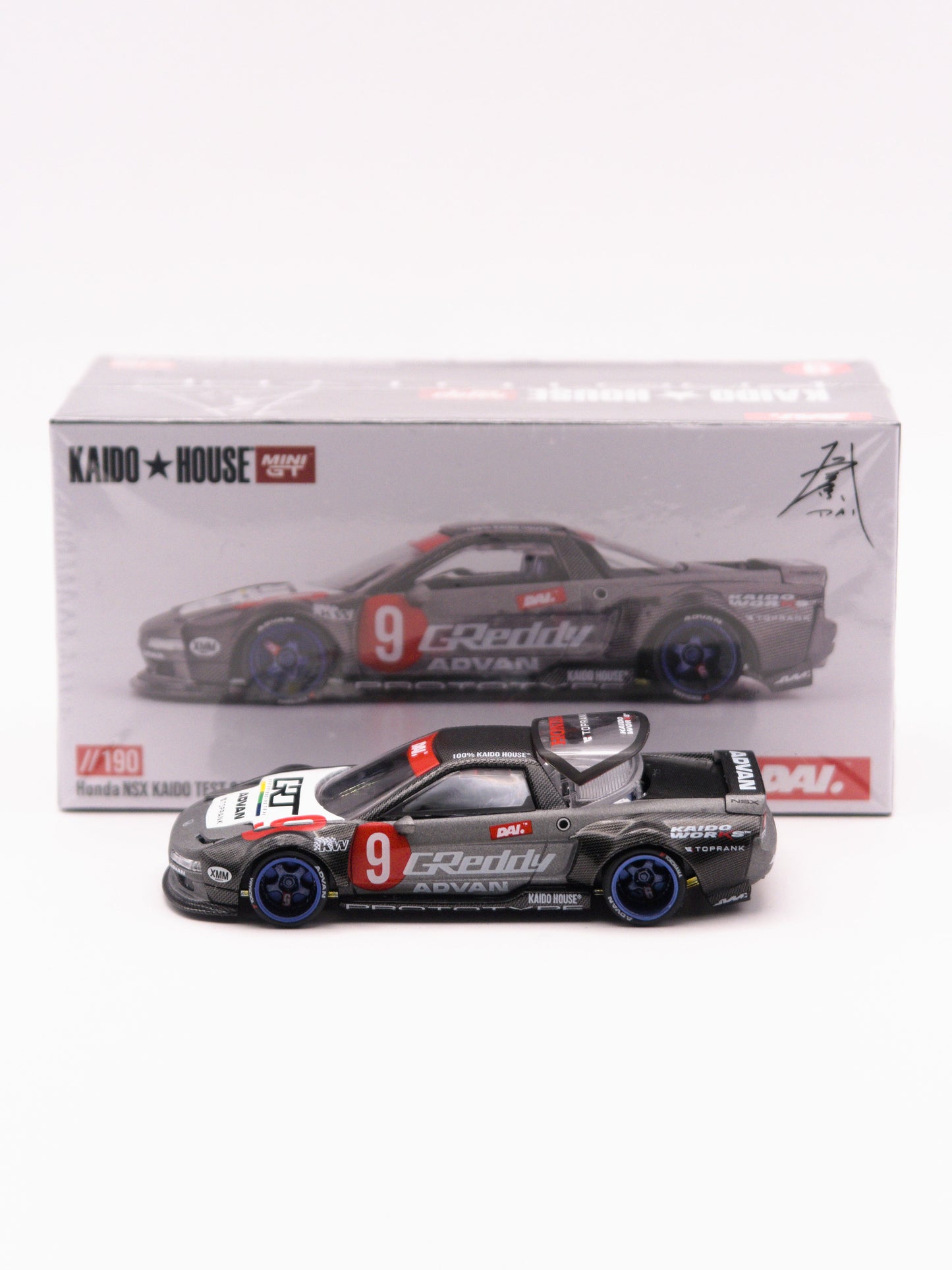 Kaido House #190 Honda NSX Kaido Test Car Szary - SEALED BOX! CHASE!