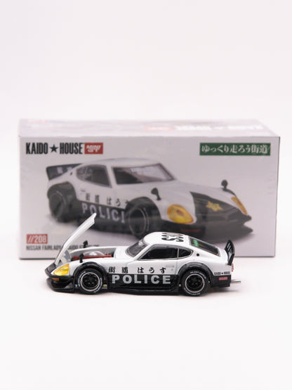 Kaido House #208 Nissan Fairlady Z Police Czarno-Biały - SEALED BOX! CHASE!