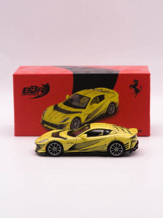 BBR Models Ferrari 812 Competizione Żółty
