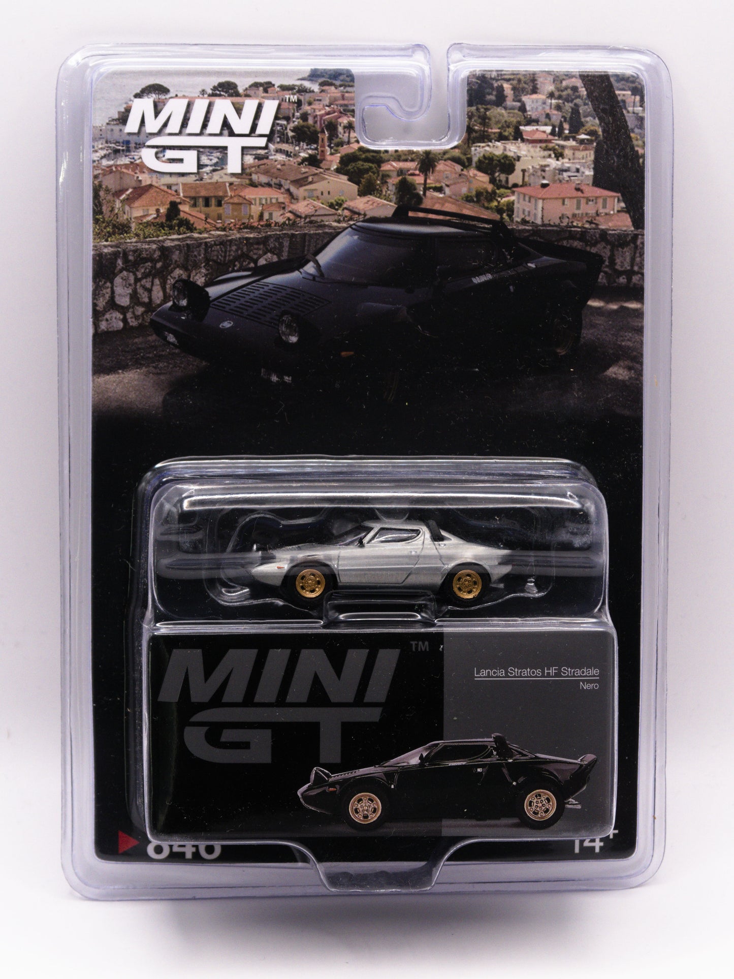 CHASE Mini GT 846 Lancia Stratos HF Stradale Srebrny