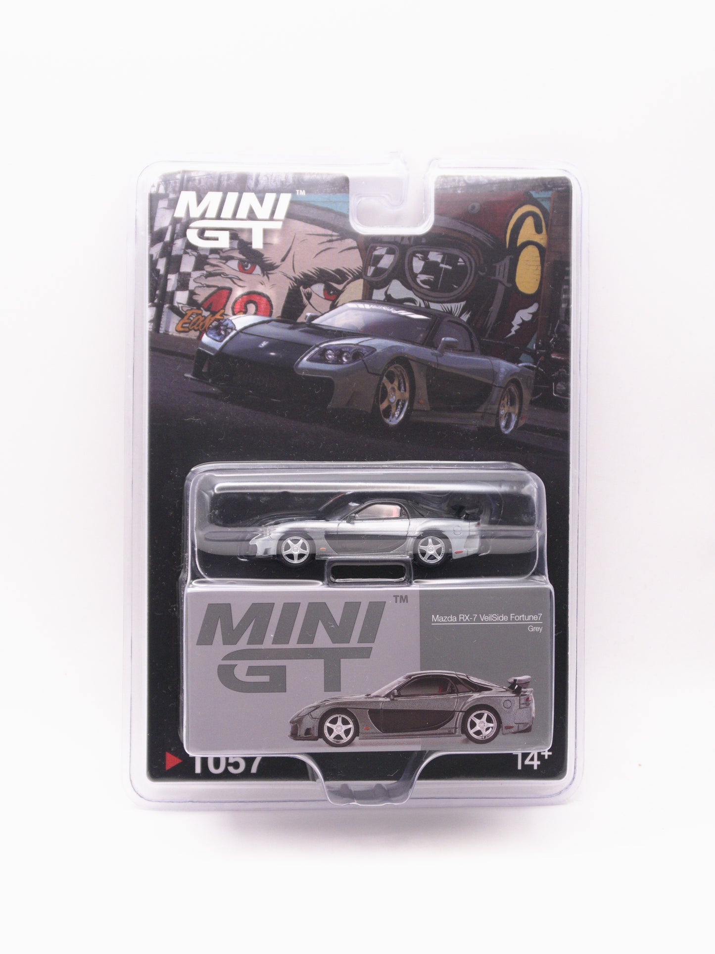 CHASE Mini GT #1057 Mazda Rx-7 Veilside Fortune Szary