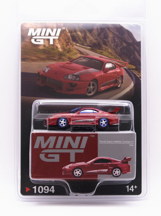 CHASE Mini GT #1094 Toyota Supra MK4 Veilside Combat Czerwony