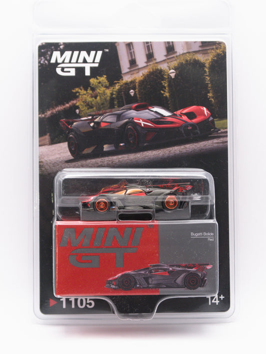CHASE Mini GT #1005 Bugatti Bolide Czerwony