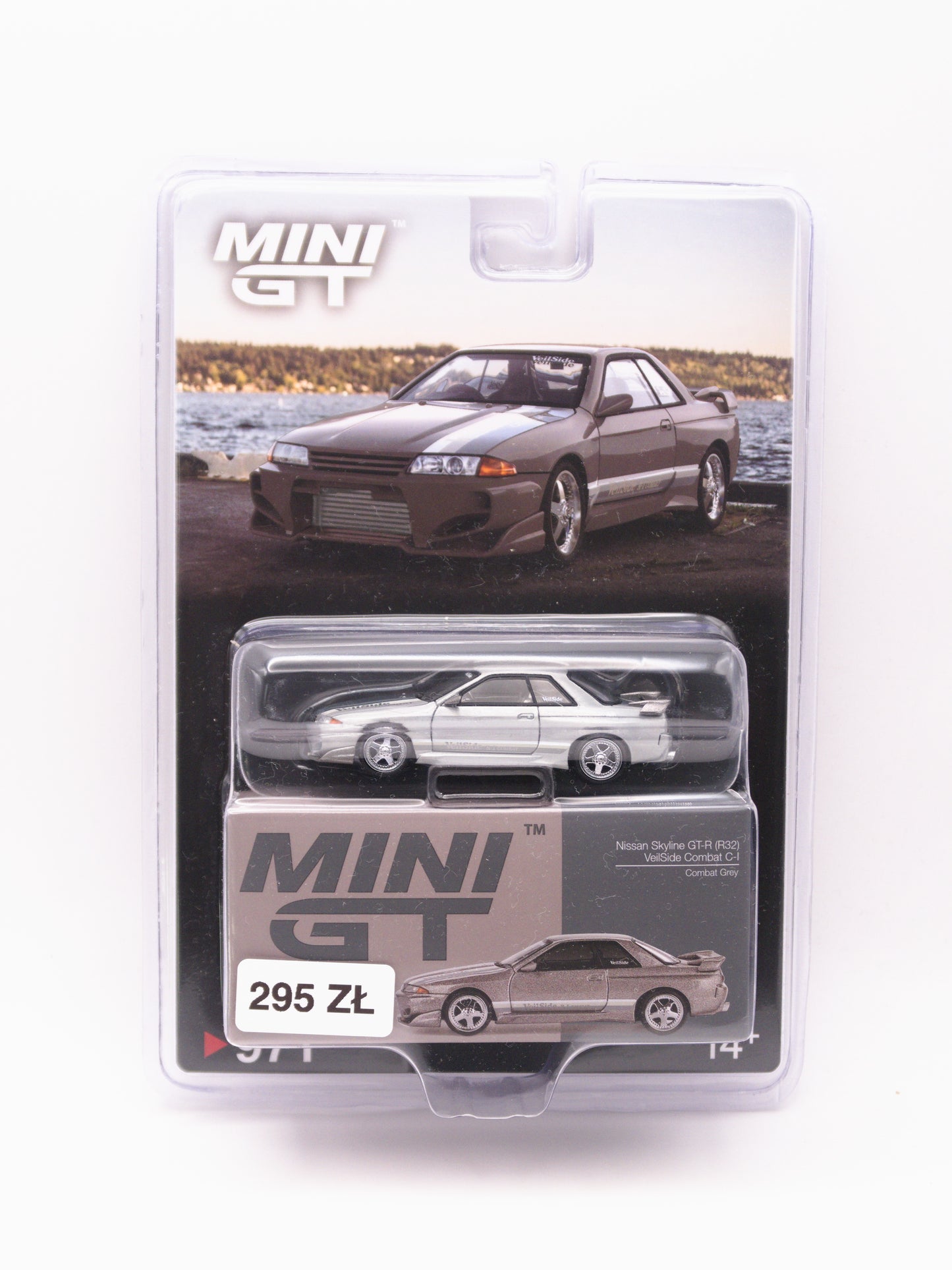 CHASE Mini GT #971 Nissan Skyline GT-R R32 VeilSide Combat C-I Combat Grey Szary