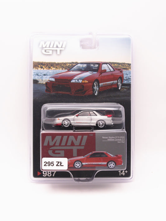 CHASE Mini GT #987 Nissan Skyline GT-R R32 VeilSide Combat Czerwony