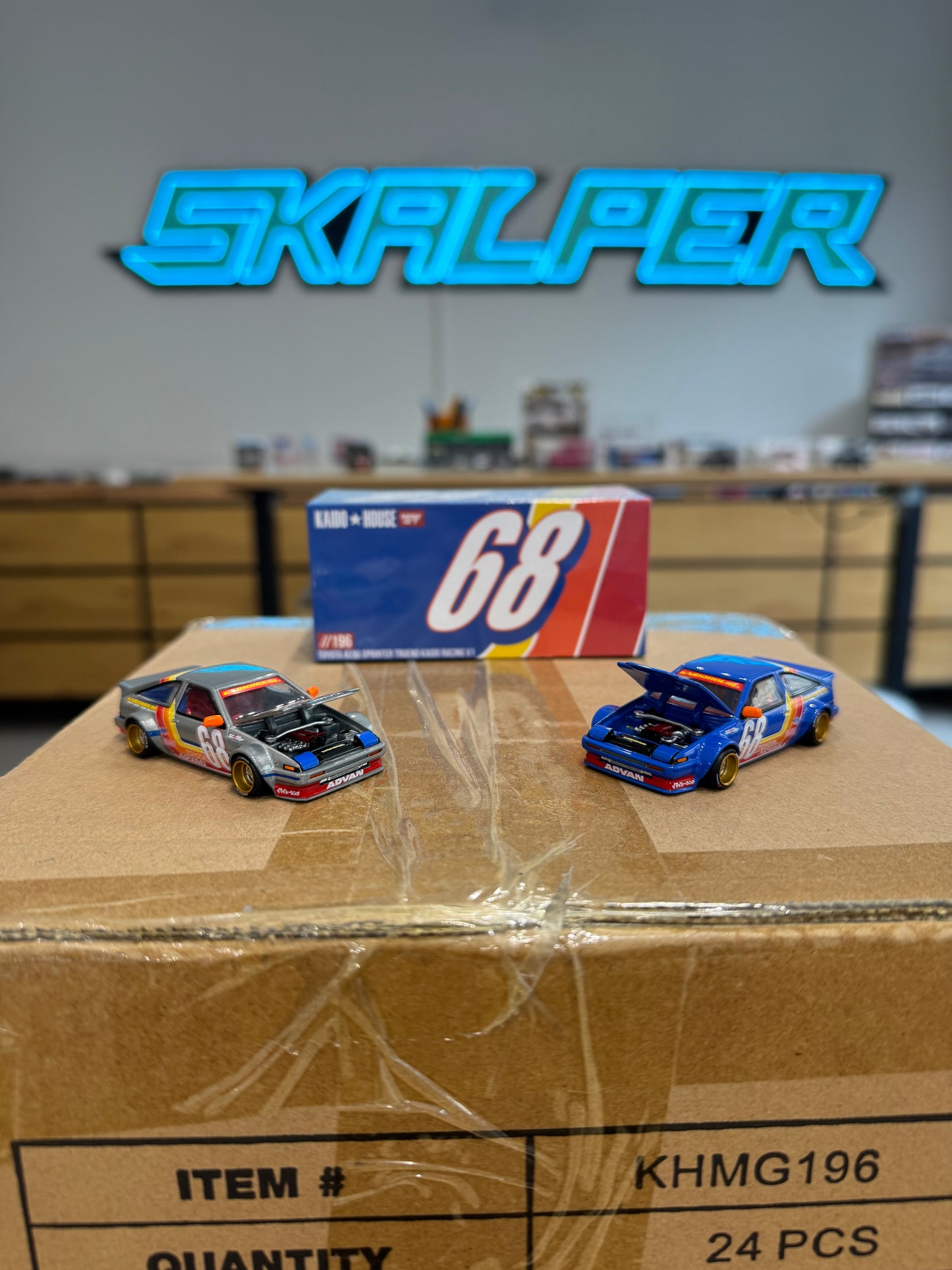 Kaido House #196 Toyota Sprinter Trueno AE-86 Kaido Racing V1 Niebieski - SEALED BOX! CHASE!