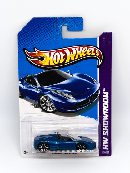 Ferrari 458 Spider Niebieski *Haczyk