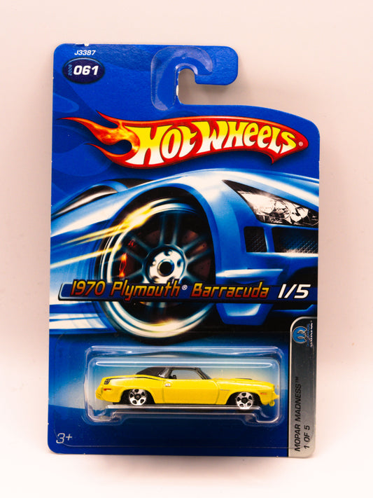 1970 Plymouth Barracuda Żółty