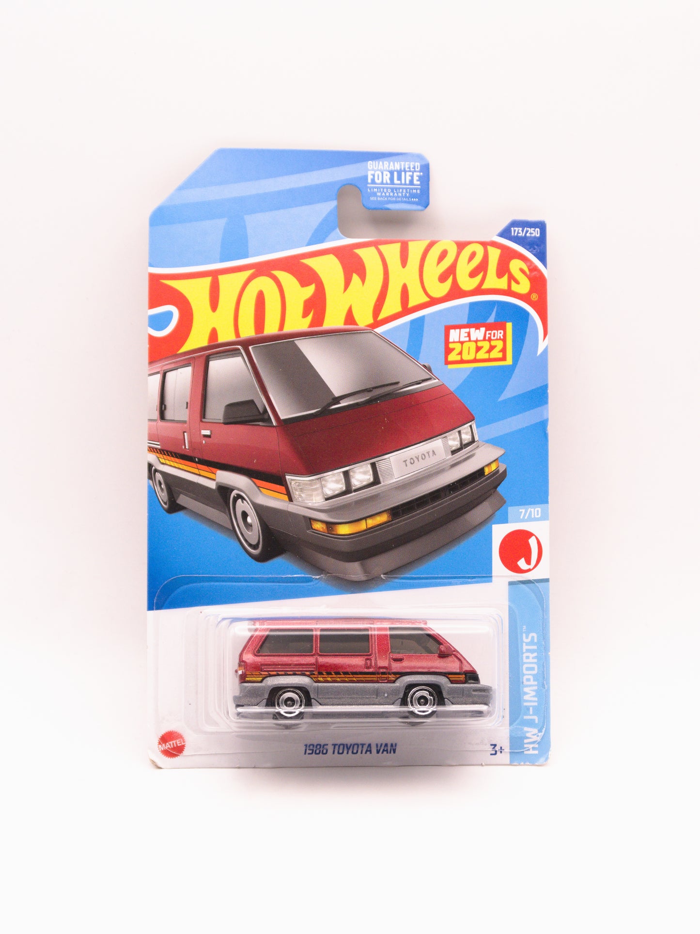 1986 Toyota Van Czerwony