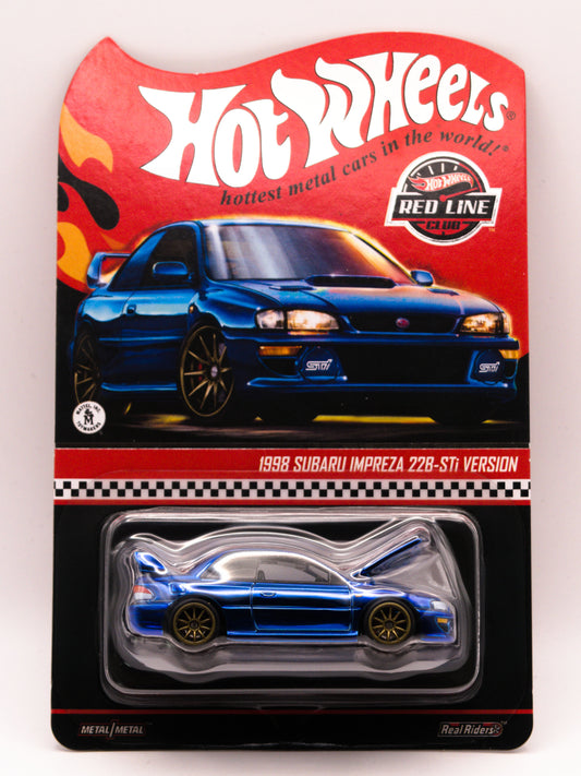 Red Line Club 1999 Subaru Impreza 22B STi Version Niebieski