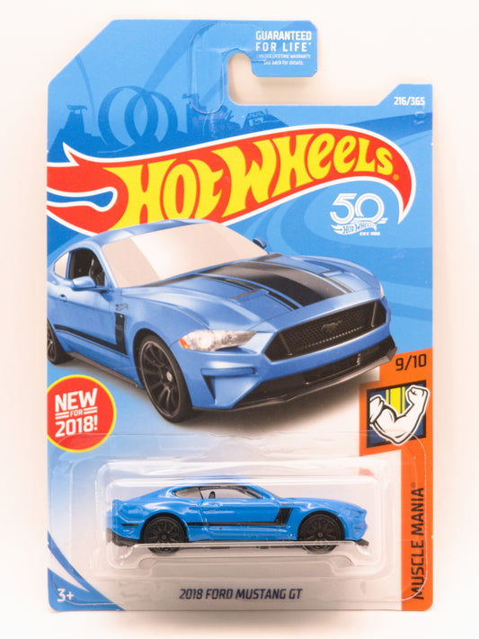 2018 Ford Mustang GT Niebieski