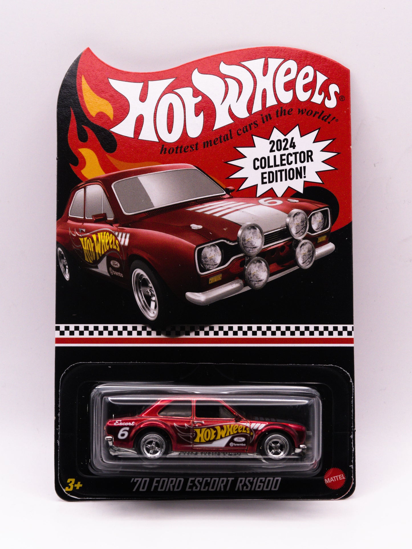 Collectors Edition '70 Ford Escort RS1600 Czerwony