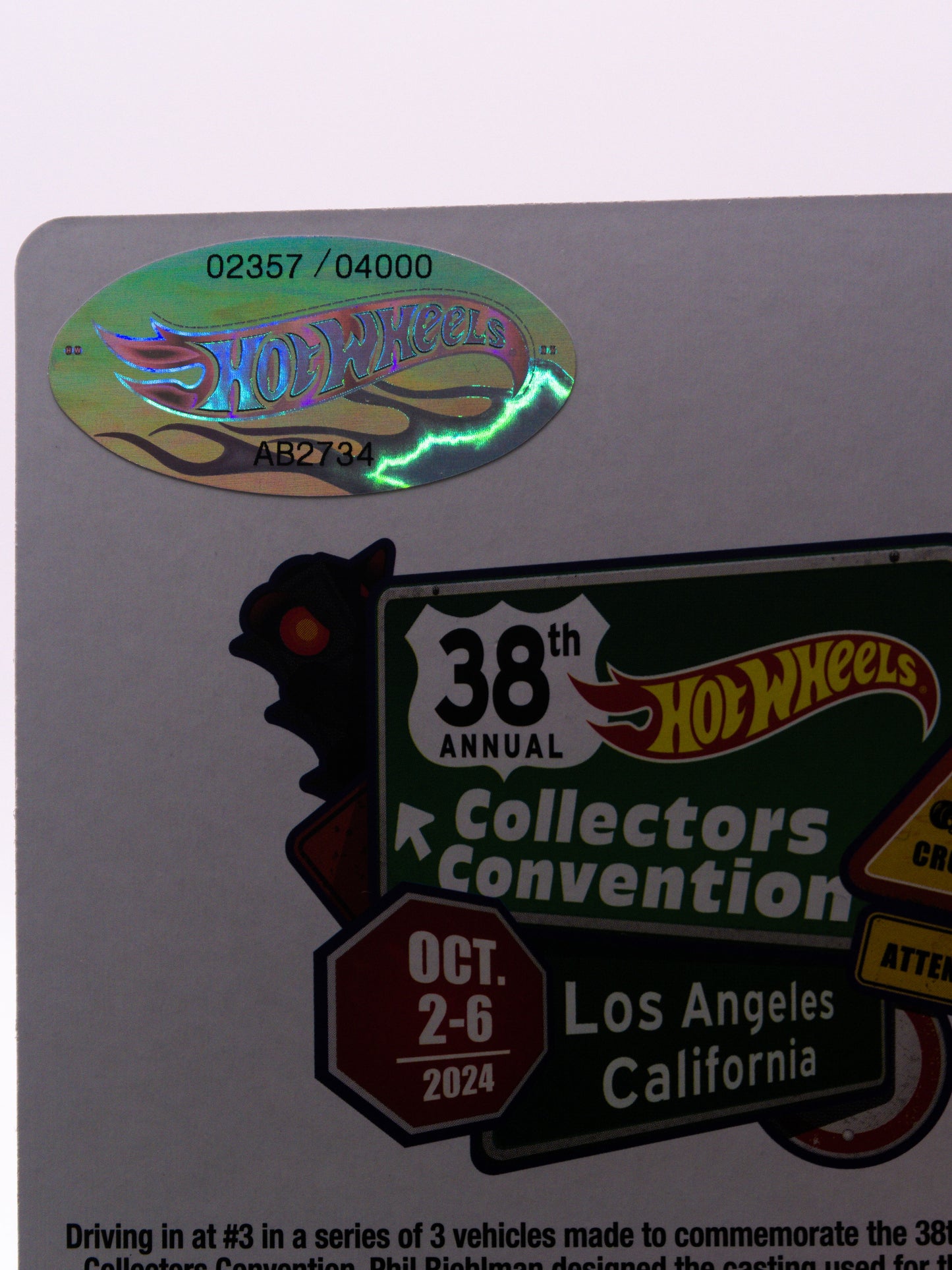 38TH Convention LA '69 Copo Corvette Czarno-Biały #2357/4000