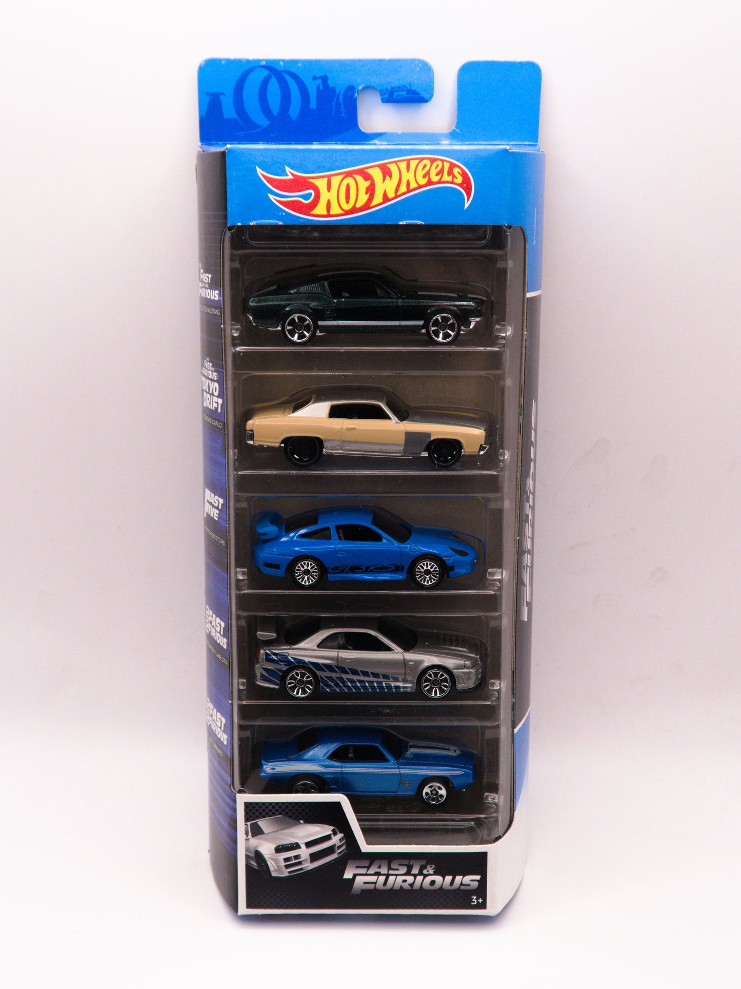 Hot Wheels 5-Pak Fast and Furious Nissan Skyline Logo