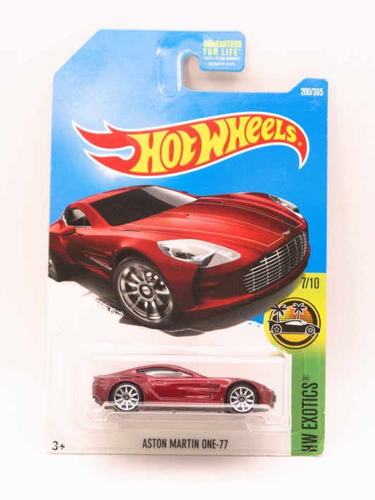 Aston Martin One-77 Czerwony