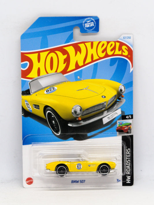 BMW 507 Żółty Long Card