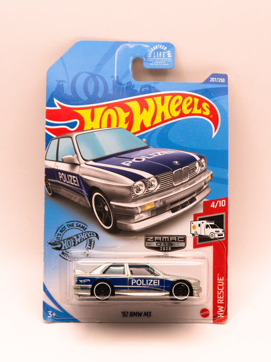 '92 BMW M3 E30 Polizei Zamac Srebrny *Róg Karty