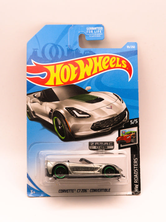 Corvette C7 Z06 Convertible Zamac Srebrny *Róg Karty