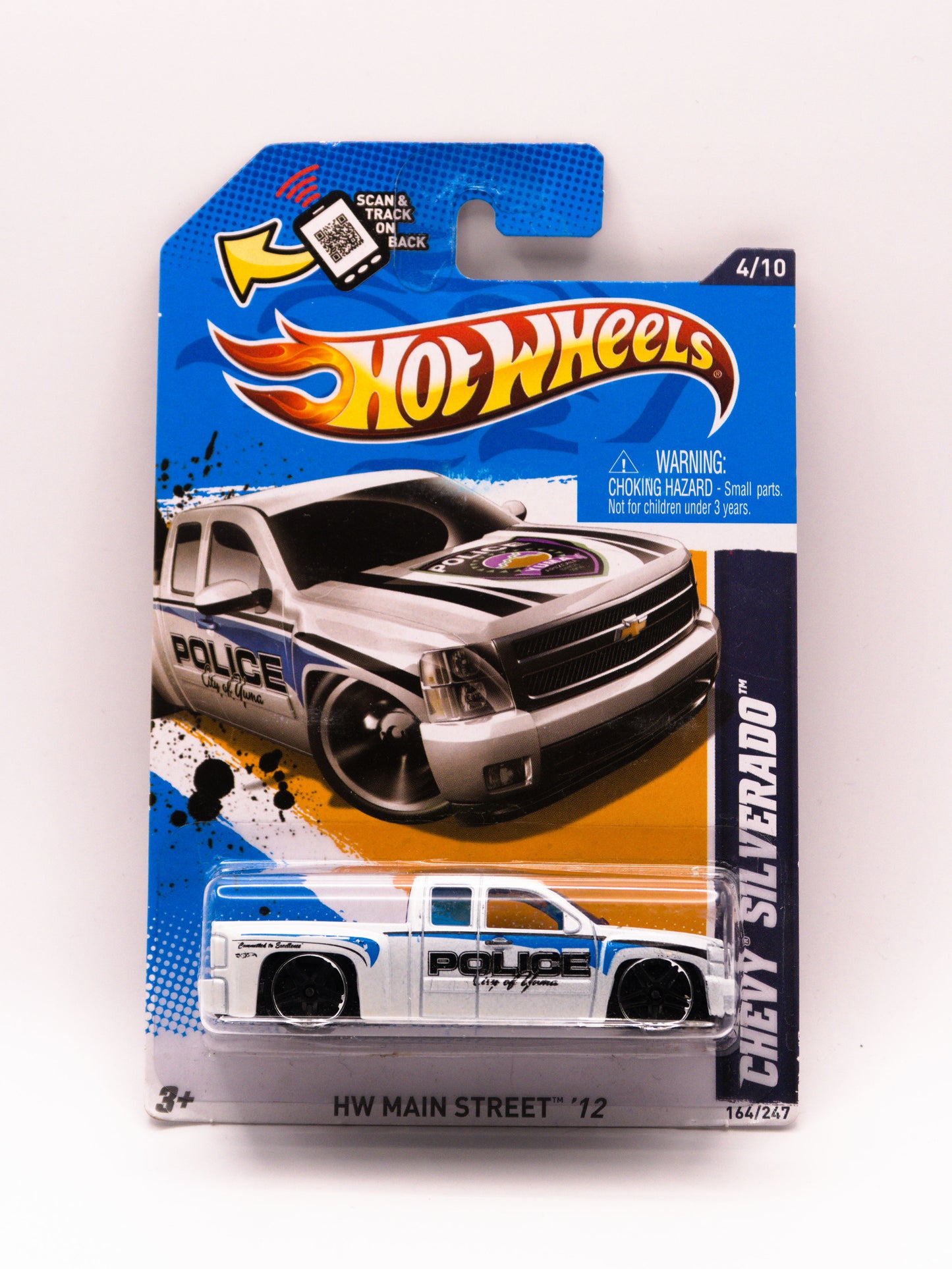 Chevy Silverado Police Biały