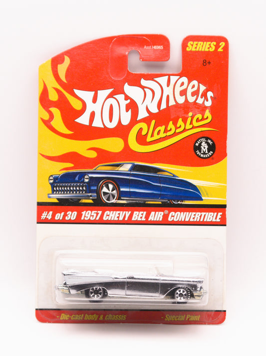 Hot Wheels Classics 1957 Chevy Bel Air Convertible Srebrny *Blister