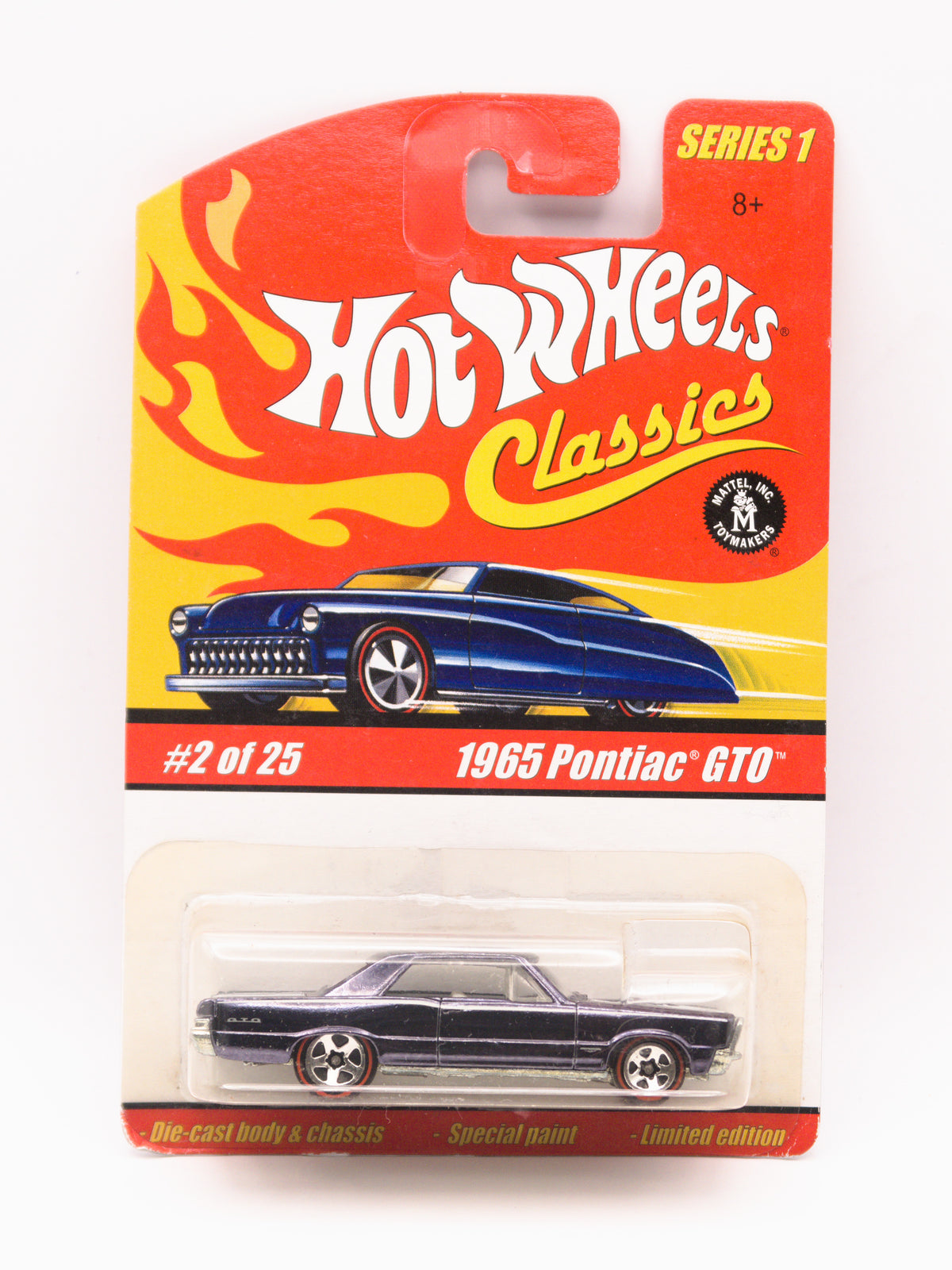 1965 Pontiac GTO Niebieski Hot Wheels Classics *Blister