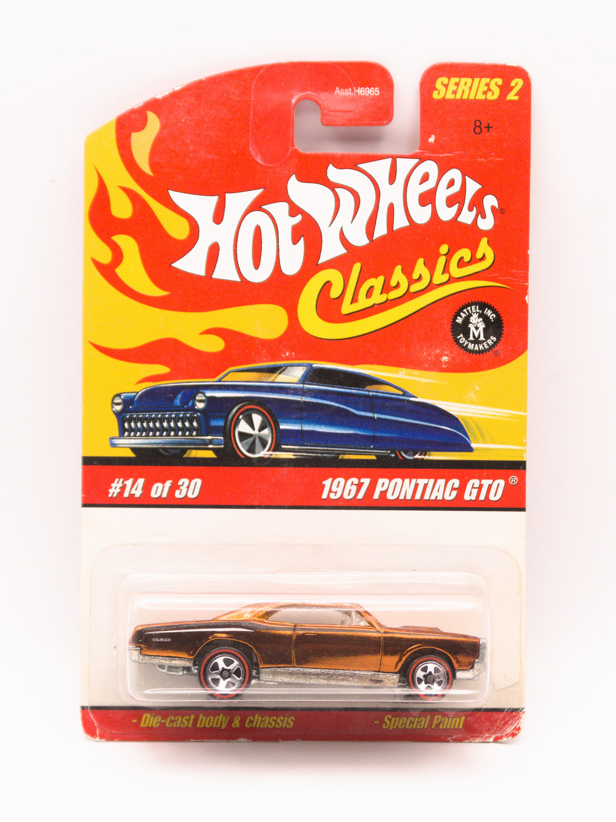 1967 Pontiac GTO Pomarańczowy Hot Wheels Classics *Karta