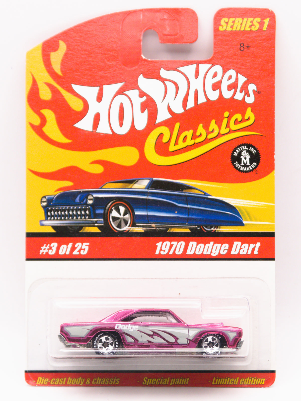 Hot Wheels Classics 1970 Dodge Dart Różowy