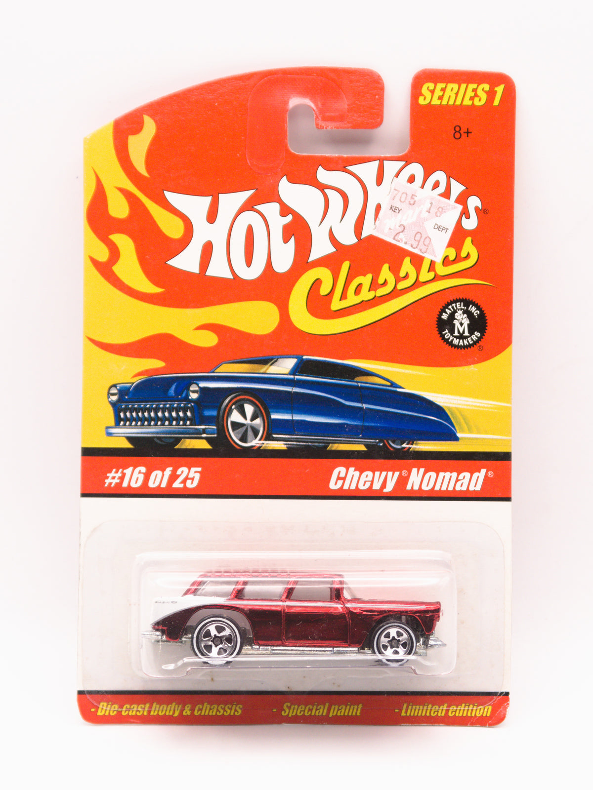 Hot Wheels Classics Chevy Nomad Czerwony