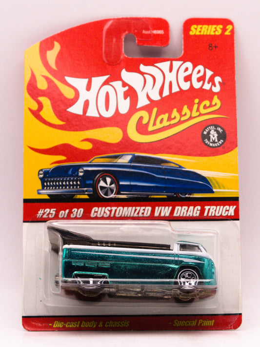 Hot Wheels Classics Customized VW Drag Truck Turkusowy