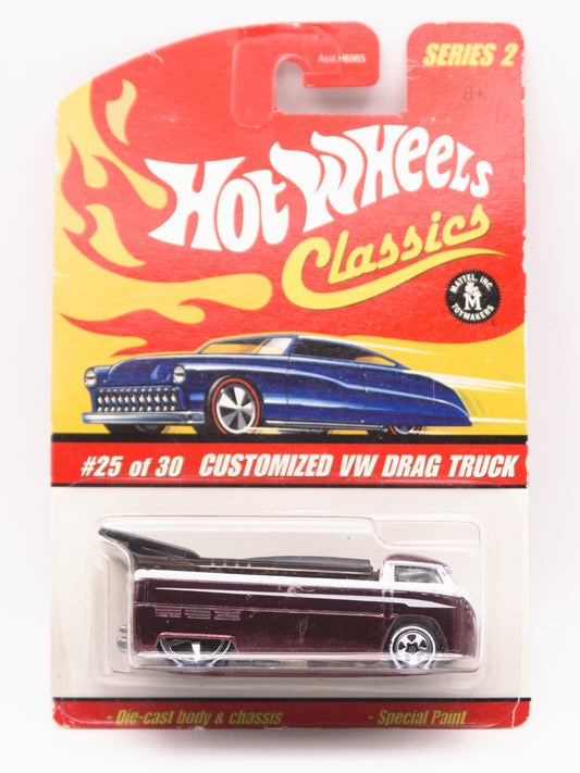 Hot Wheels Classics Customized VW Drag Truck Bordowy Hot Wheels Classics *Karta 1
