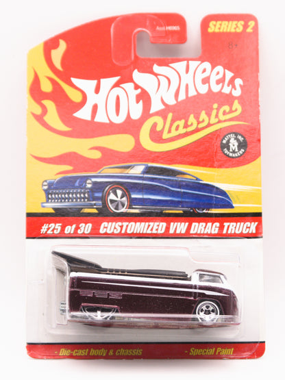 Hot Wheels Classics Customized VW Drag Truck Bordowy Hot Wheels Classics *Karta 2