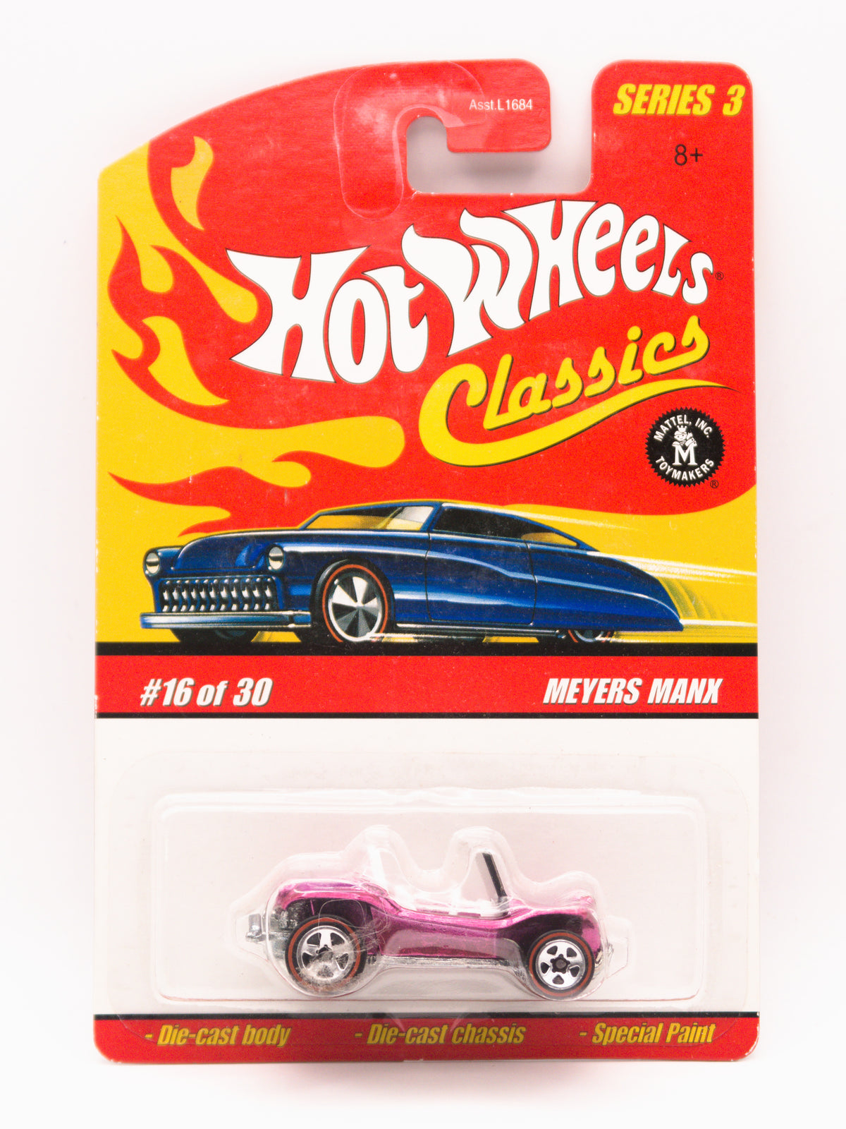 Hot Wheels Classics Meyers Manx Różowy