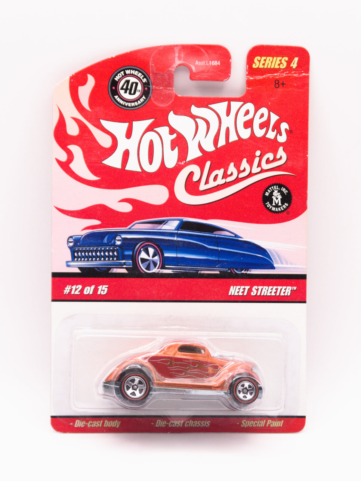 Hot Wheels Classics Neet Streeter Pomarańczowy *Karta