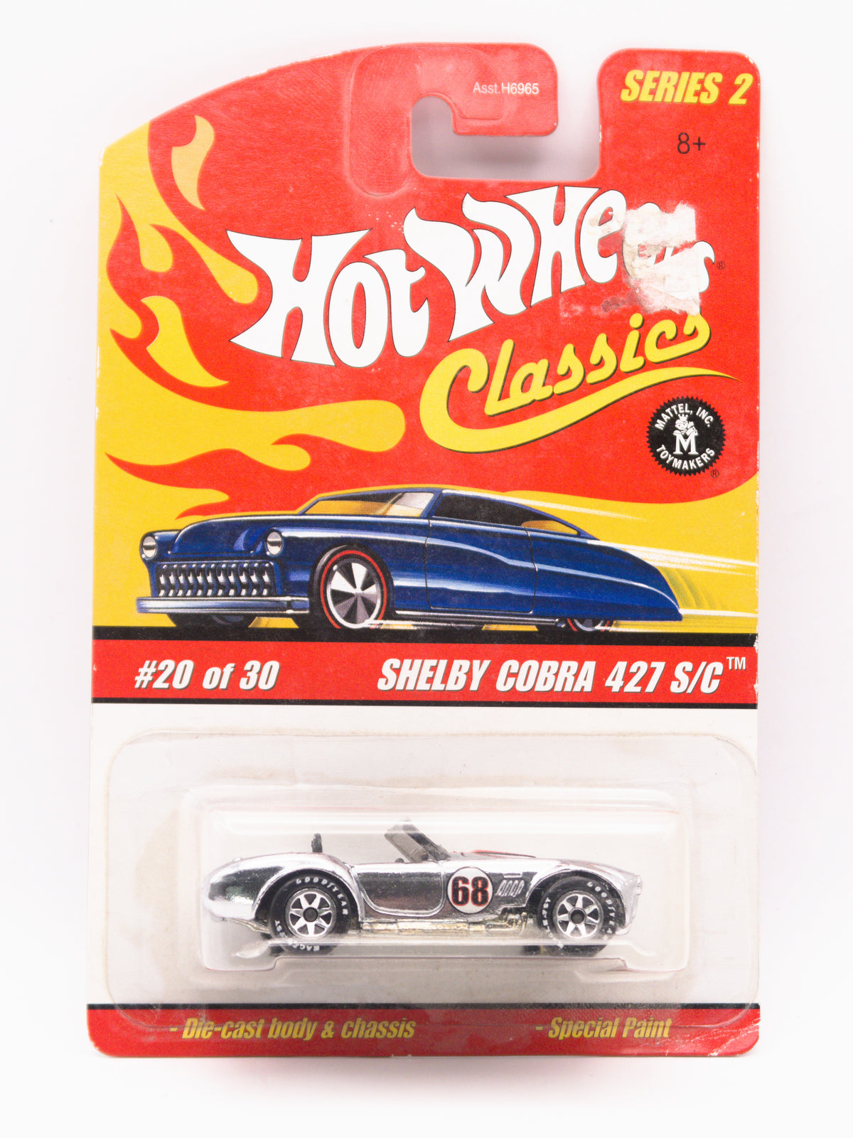 Hot Wheels Classics Shelby Cobra 427 S/C Srebrny *KARTA