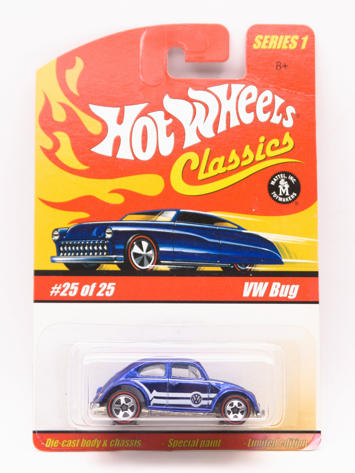 Hot Wheels Classics Volkswagen VW Bug Niebieski *Karta