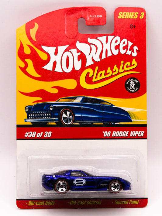 Hot Wheels Classics '06 Dodge Viper Niebieski