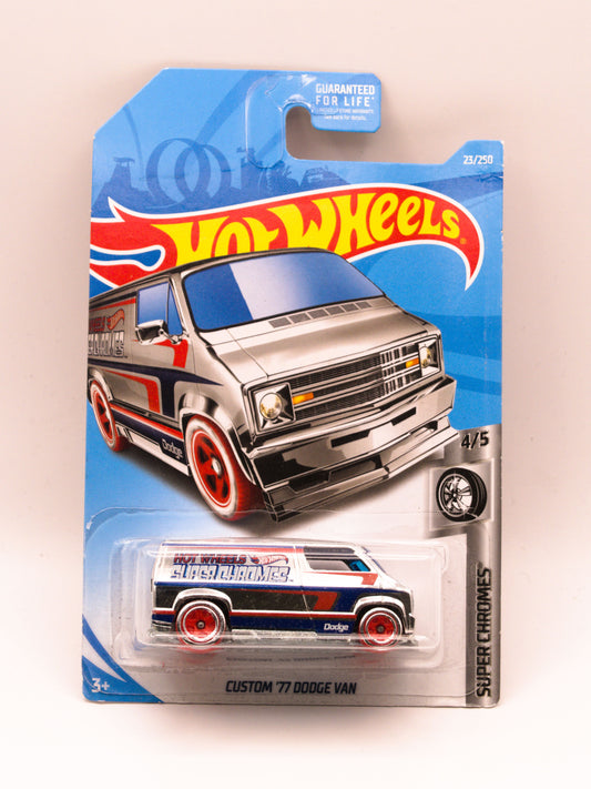 Custom '77 Dodge Van Super Chromes Srebrny