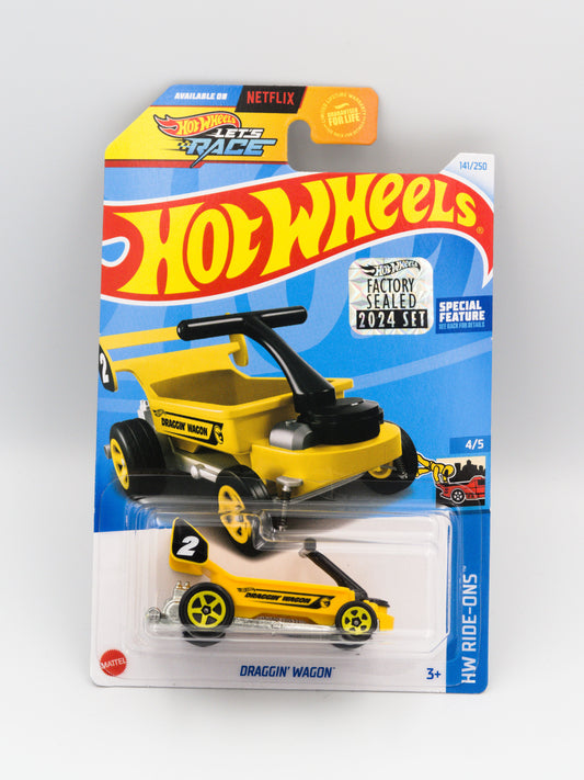 Draggin' Wagon Treasure Hunt Factory Sealed Żółty
