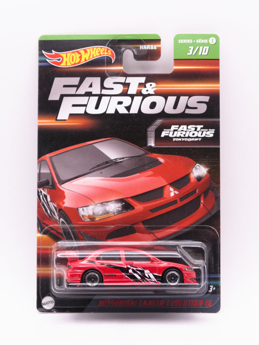 Mitsubishi Lancer Evolution IX Fast and Furious Czerwony