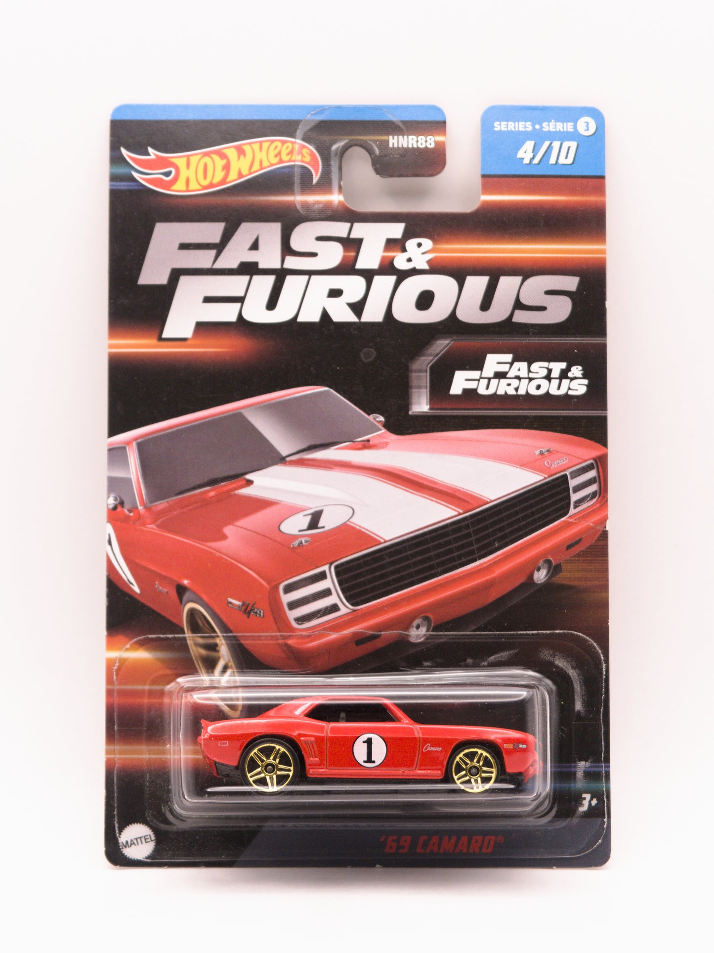 '69 Camaro Fast and Furious Czerwony