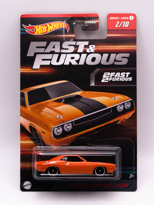 '70 Dodge Hemi Challenger Pomarańczowy Fast&Furious