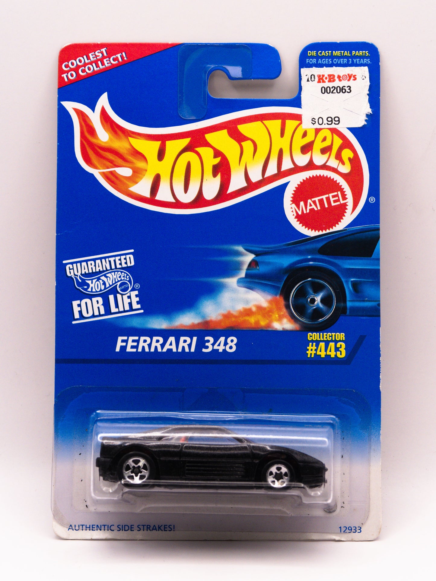 Ferrari 348 Czarny #433 - Wariant kół 5SP *USZKODZONY