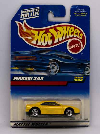 Ferrari 348 Żółty Collector's #993 *USZKODZONA KARTA