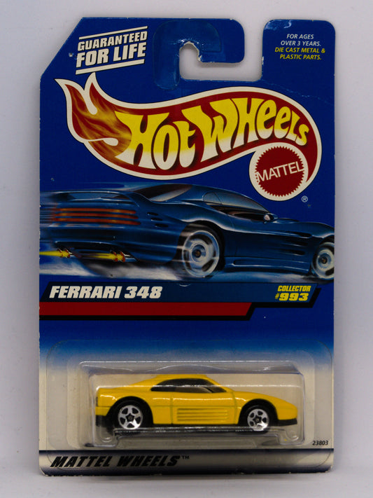 Ferrari 348 Żółty Collector's #993 *USZKODZONA KARTA