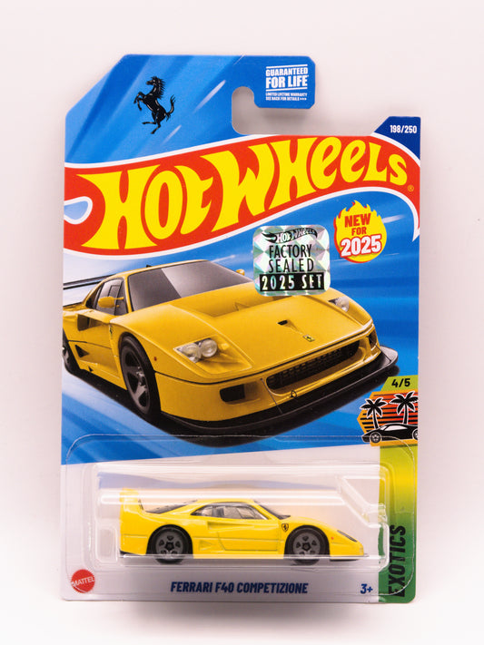 Ferrari F40 Competizione Factory Sealed Żółty