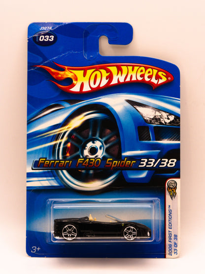 Ferrari F430 Spider Czarny #33 - Jasne wnętrze *Karta