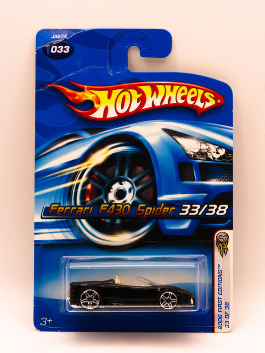 Ferrari F430 Spider Czarny #33 - Jasne wnętrze *Karta