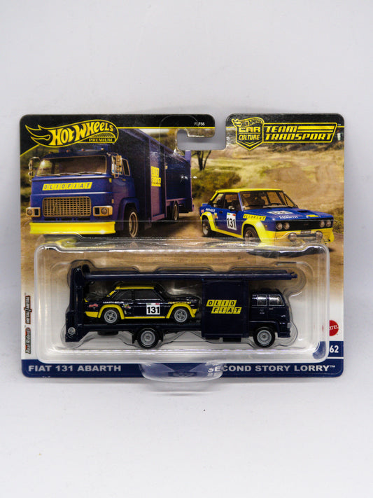 Hot Wheels Team Transport: Fiat 131 Abarth + Second Story Lorry