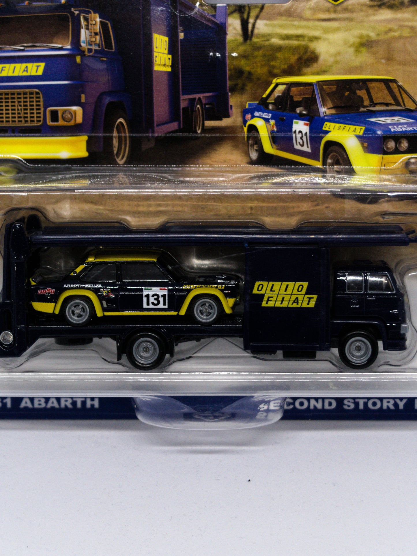 Hot Wheels Team Transport: Fiat 131 Abarth + Second Story Lorry